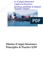 Marine Underwriting & Clauses