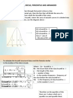 Quartile, Decile, Percentile and Arranged