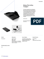 Divine Wet & Dry Compact - Product Sheet PDF