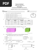 4th Quarter MATH 5 Exams