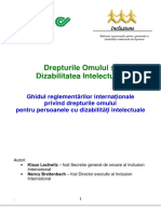 Drepturile Omului Si Dizabilitatea Intelectuala