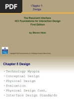 Design: The Resonant Interface HCI Foundations For Interaction Design First Edition