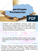 Kepentingan Pentaksiran