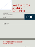 Lietuvos Kulturos Politika Nuo 1940