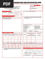 ADR Reporting Form for Healthcare Professionals | PDF ...
