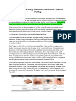 Material Aspect of Energy Performance and Thermal Comfort in Buildings