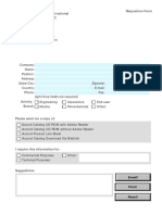 Accord International Requisition Form