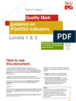 PQASSO Quality Mark Guidance On PQASSO Indicators: Levels 1 & 2