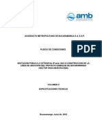 Especificaciones Tecnicas Volumen Ii PDF