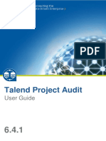 Talend Project Audit: User Guide