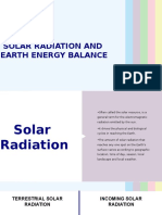 Radiation and Energy Balance