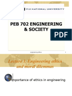 Lecture 1 Introduction - Engineering Ethics