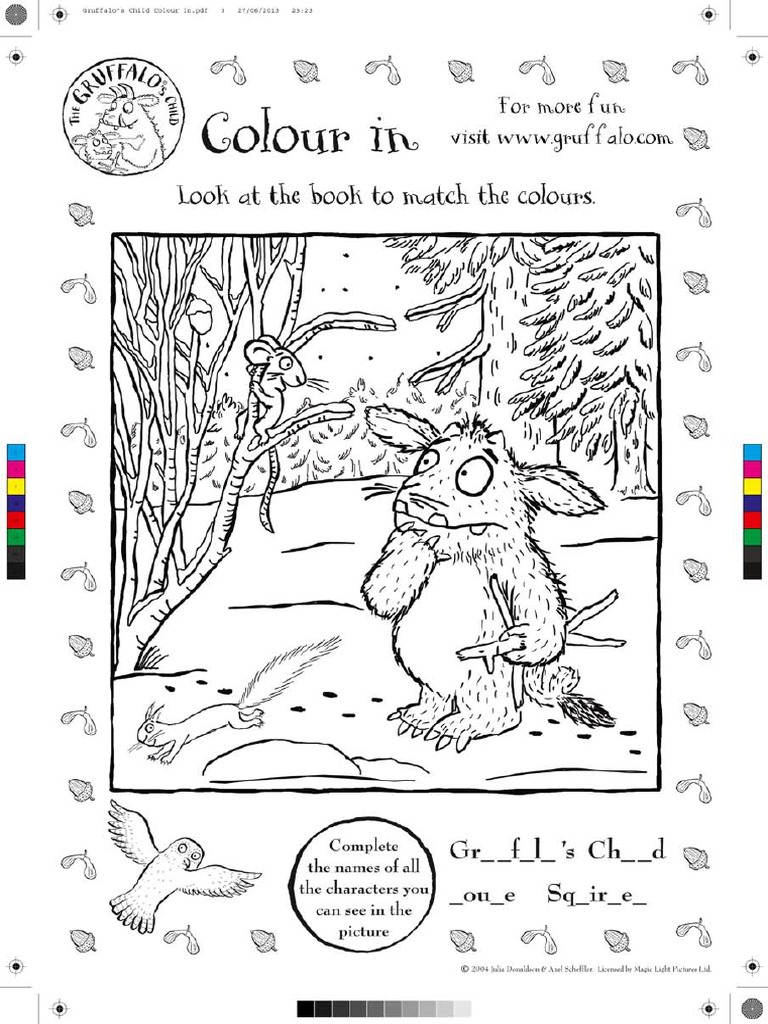 Gruffalos Child Coloring Pages