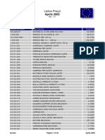 Ducale Listino Ricambi 2005 Rev 01 PDF