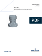 Damcos BRC 32000: Hydraulic Double-Acting Balanced Rotary Actuator 90 (Quarter-Turn)