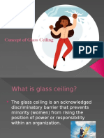 Concept of Glass Ceiling