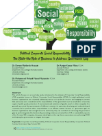 Political Corporate Social Responsibility (PCSR) : The State-Like Role of Business To Address Governance Gap