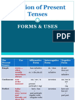Revision of Present Tenses: Forms & Uses