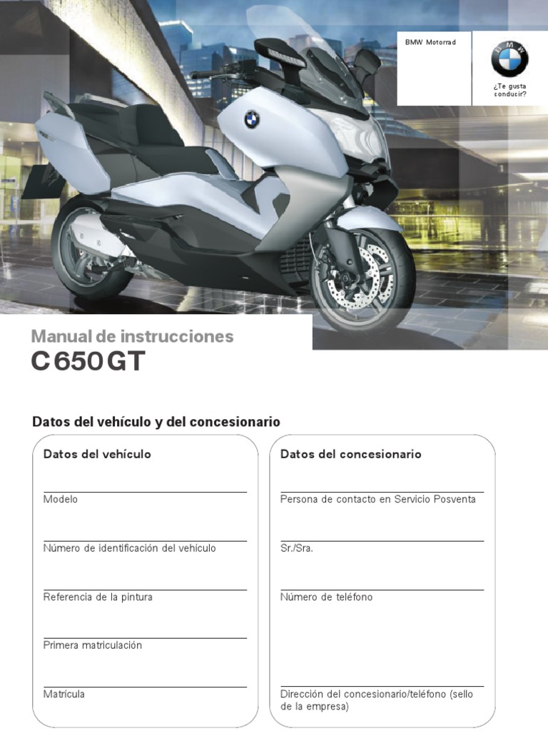 BMW C650GT SERVICE MANUAL PDF visual data 5