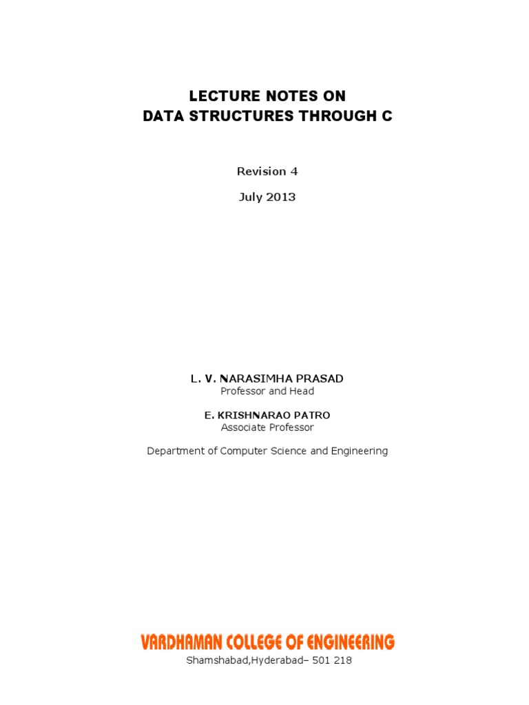 Data Structures PDF | PDF | Algorithms And Data Structures | Computer ...