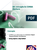 CORBA Concepts & CORBA Architecture: Presentation By:-Nupur Makhija, CSE 7th Sem Dimat
