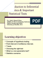 Introduction To Inferential Statistics & Important Statistical Tests
