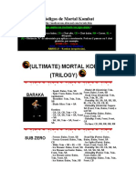 Golpes de Mortal Kombat Deception, PDF, Design de videogame