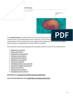 Cranial Nerves Summary PDF