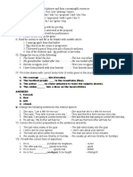 Fill in The Blanks With Correct Tense Form of Verbs Given in The Bracket