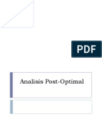 Analisis Post Optimal