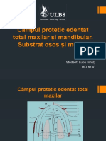 Lupu Ionut - Câmpul protetic edentat total maxilar și mandibular