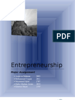 Entrepreneurship Assignment