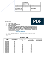 Pakistan: Student Info Operations Management Assignment No 2