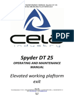 Spyder DT25 Elevated Working Plaftorm Exit Rev. 00