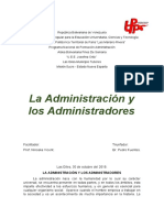 La Administración y Los Administradores