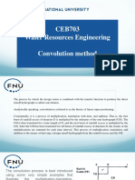 CEB703 Water Resources Engineering Convolution Method: A Presentation On