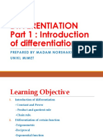 Differentiation Part 1 Introduction
