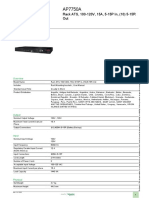 Rack-Mount Automatic Transfer Switches (ATS) - AP7750A - APC