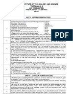 Me601-Tutoii-Thermal Engg. & Gas Dynamics