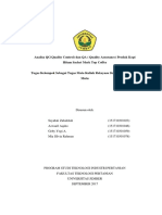 Analisa QC Quality Control Dan QA Qualit PDF