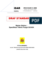 Master Station: Spesifikasi Teknis Fungsi SCADA