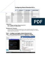 9.2.1.11 Packet Tracer - Configuring Named Standard ACLs