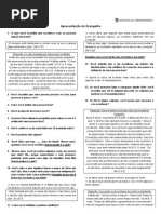 roteiro apresentaçao evangelho