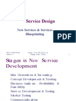 Service Design: New Services & Services Blueprinting