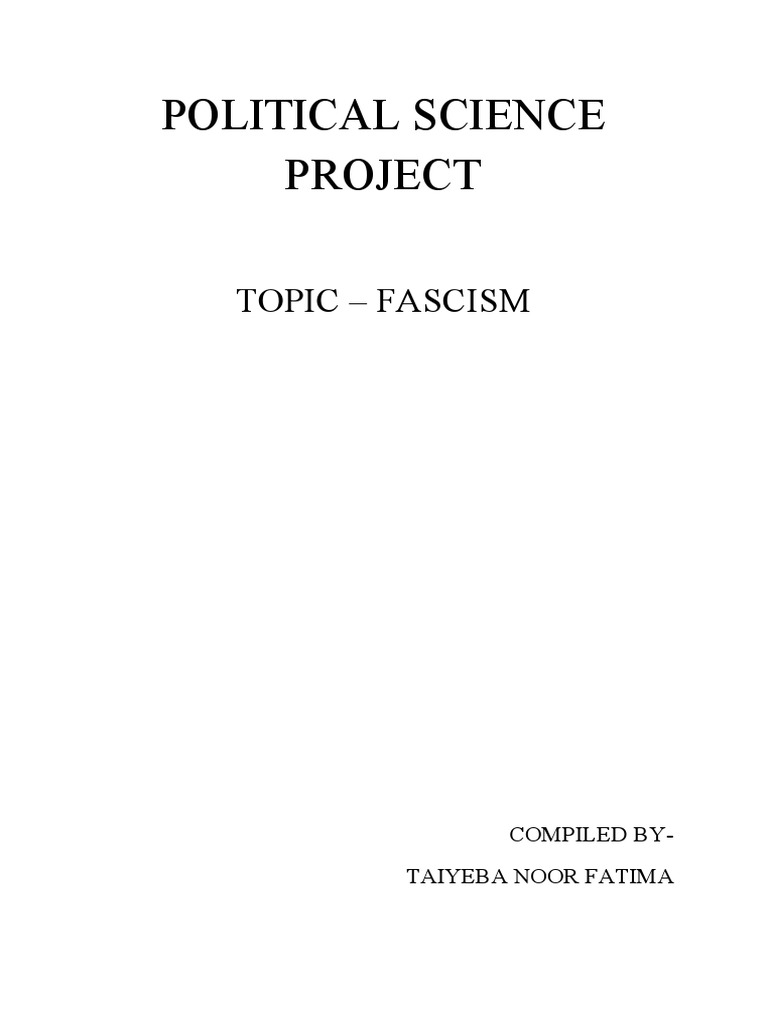 Understanding Fascism | PDF | Fascism | Political Science