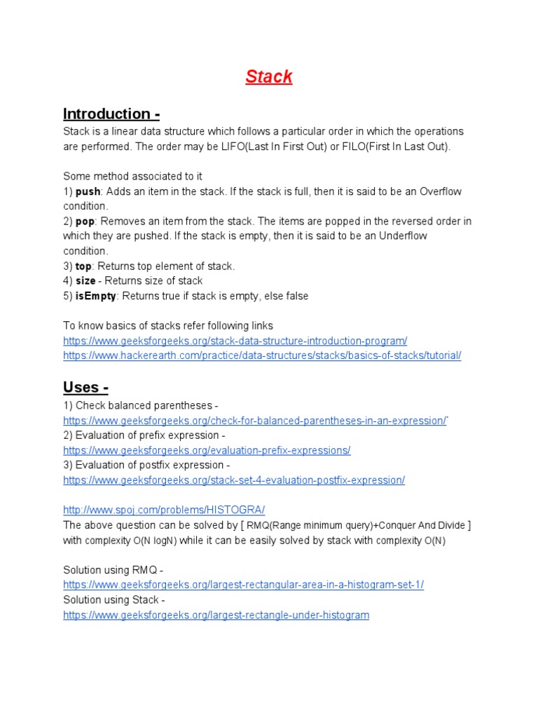 Stack, Queue, Recursion and Bit Manipulation PDF PDF Queue