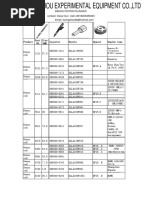 DENSO Injector Parts Catalogue | PDF | Fuel Injection | Engines