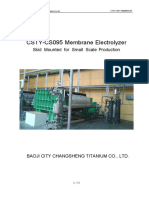 CS095 Membrane Electrolyzer