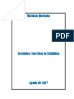 Estatística Descritiva - Exercícios resolvidos