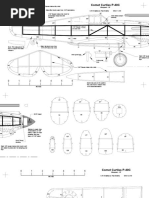 Make Tail Wheel Doors From 1/16"x1/8" Balsa Strip Stock